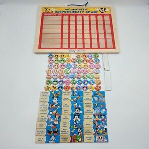 Disney Melissa & Doug Mickey Mouse My Magnetic Responsibility Chart 89 Pieces
